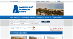 Desktop Screenshot of finquesandreu.com